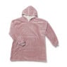 Oversized hoodie - roze - one size