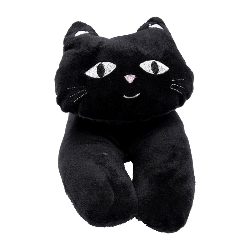 Tochtrol kat - zwart - 96 cm