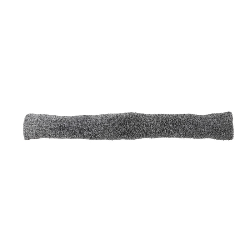 Tochtstopper gemeleerd - grijs - 10x90 cm