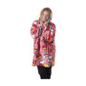 Oversized hoodie smiley/lips - one size - polyester