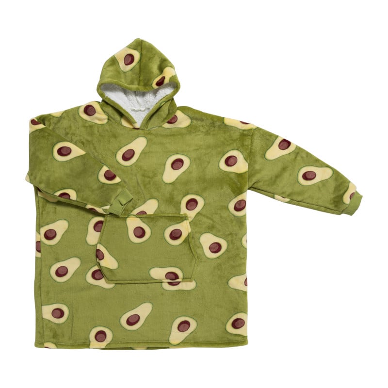 Oversized hoodie avocado - one size - polyester