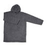 Oversized hoodie jacquard - grijs - one size