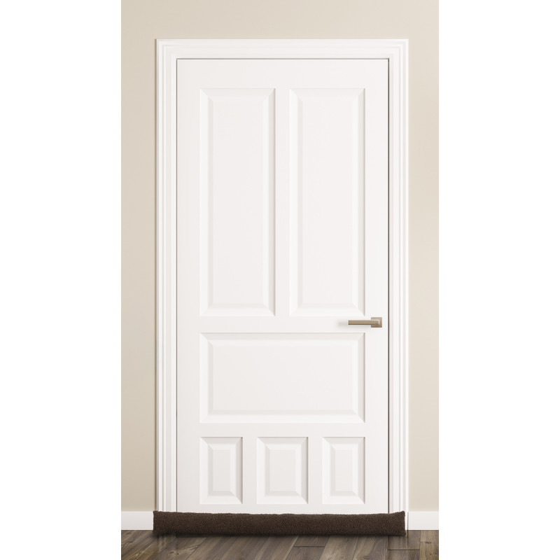 Tochtstopper teddy - bruin - 90x9 cm 