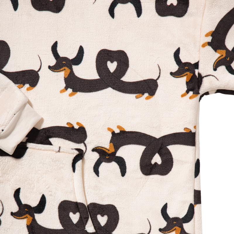 Oversized hoodie teckel - one size 