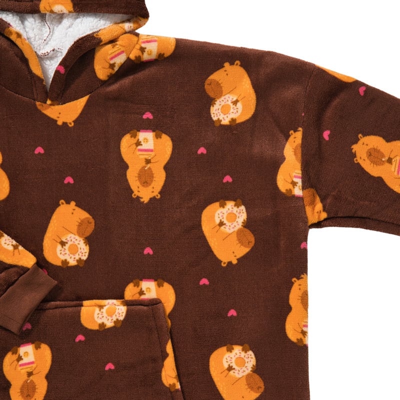 Oversized hoodie capibara - onze size