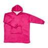 Oversized hoodie - roze - one size 
