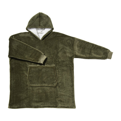 Oversized hoodie - groen - one size 