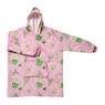 Oversized hoodie matcha - roze - 76x90 cm