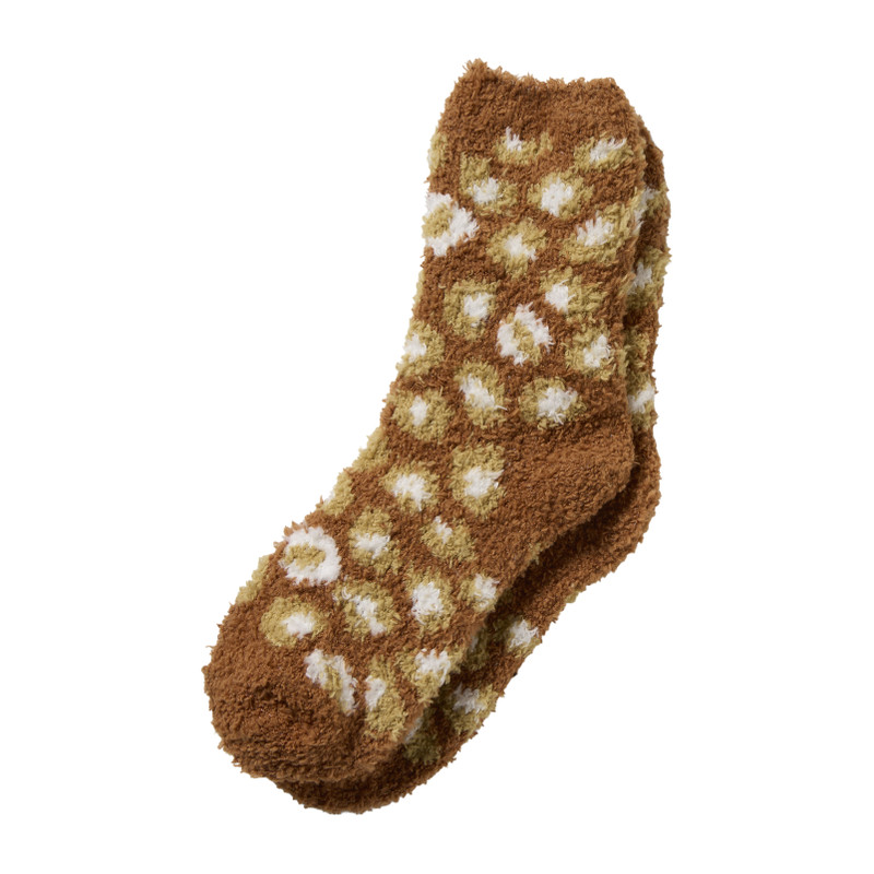 Huissok animal - bruin - one size