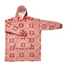 Oversized hoodie winterbloem r - roze - 76x90 cm
