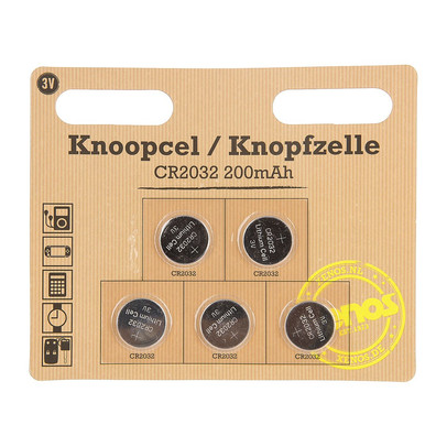 Knoopcel batterijen 3V set van 5