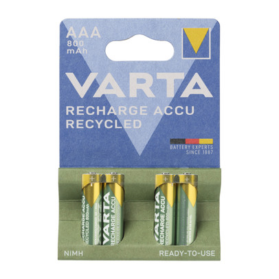 systematisch deur Alstublieft Varta oplaadbare batterijen - AAA - set van 4 | Xenos