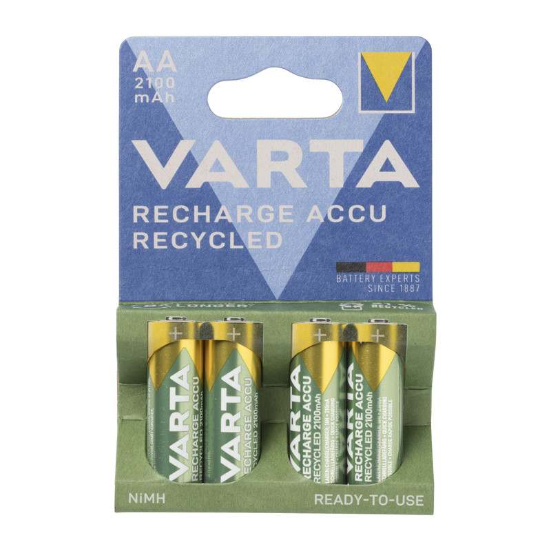 Varta oplaadbare batterijen - AA - set van 4