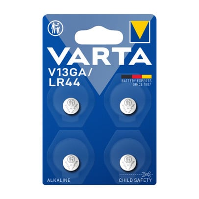 Varta knoopcel lr44 - zilverkleurig - 13x44 cm