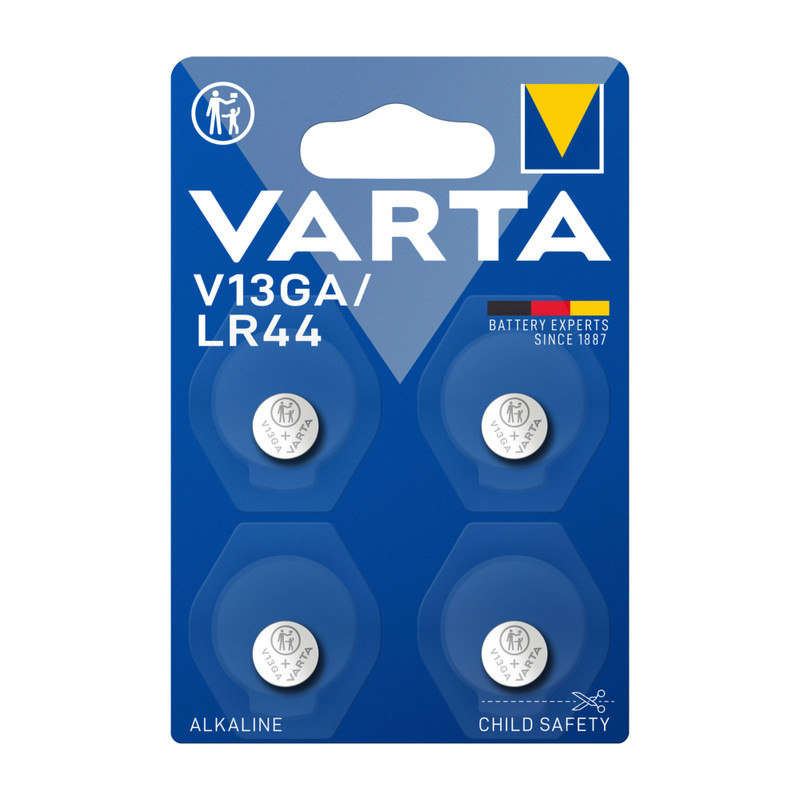 Varta knoopcel lr44 - zilverkleurig - 13x44 cm