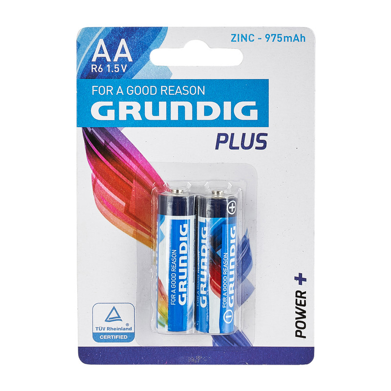 Grundig power+ batterijen - AA - 2-pack