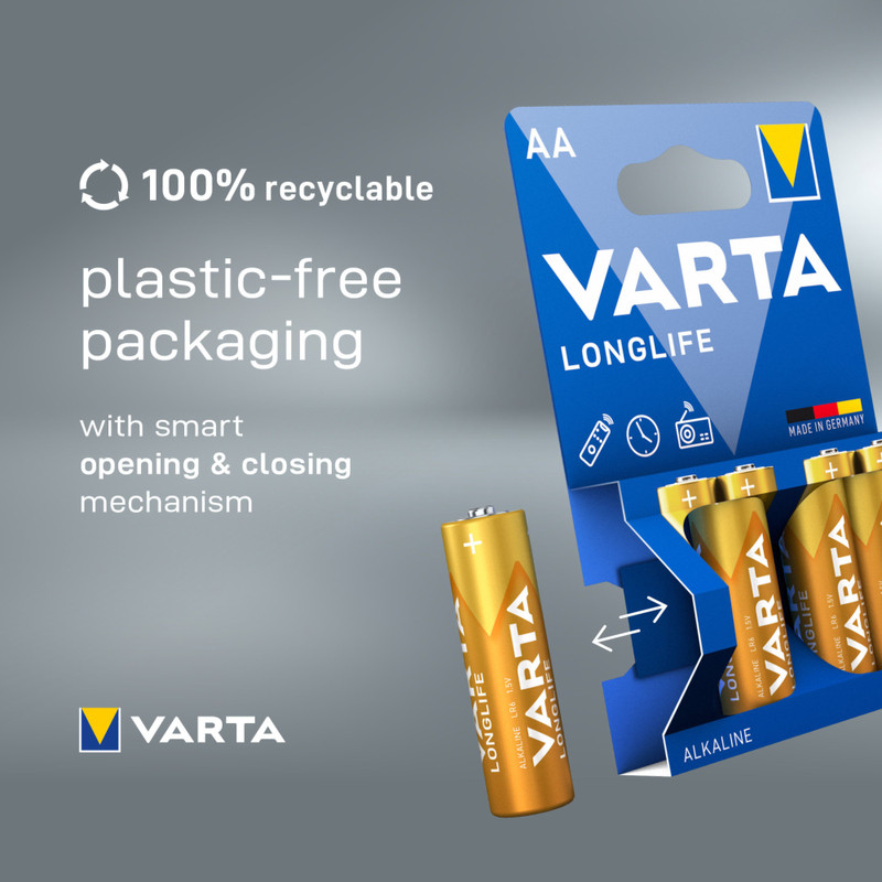 Varta longlife AA batterijen - set van 10