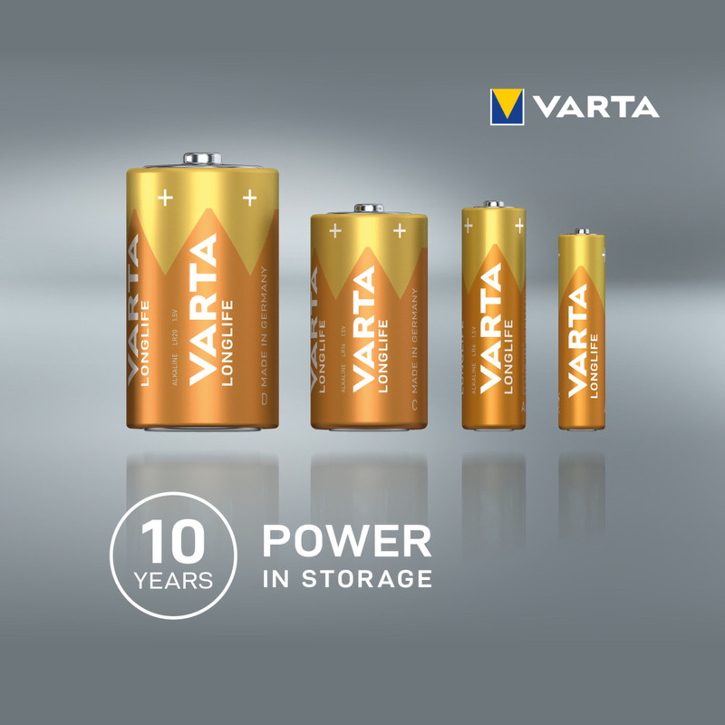 Varta longlife AAA batterijen - set van 10