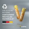 Varta longlife AAA batterijen - set van 10