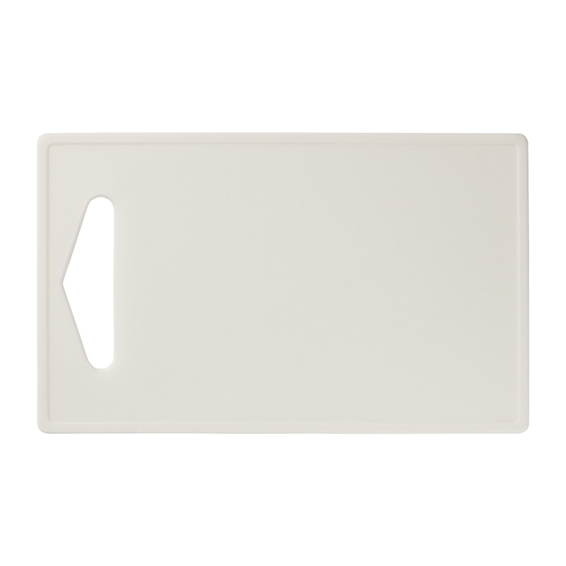 Snijplank kunststof - wit - 16.5x27 cm