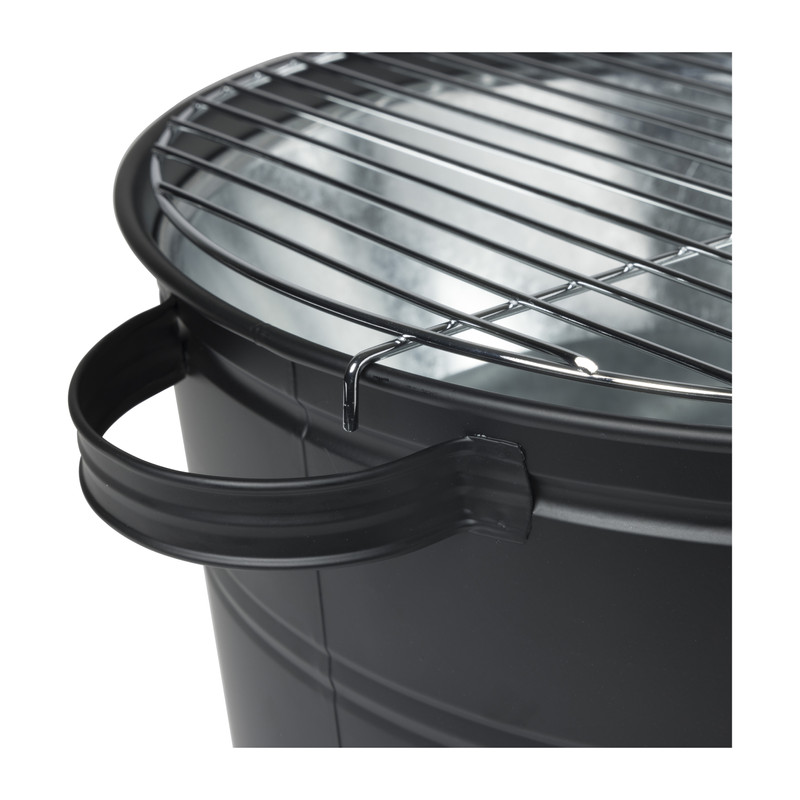 Barbecue teil - zwart - 33x33x28.5 cm