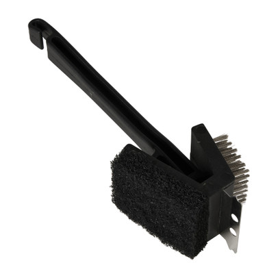 BBQ borstel - zwart - 26.5 cm