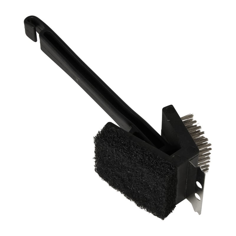 BBQ borstel - zwart - 26.5 cm