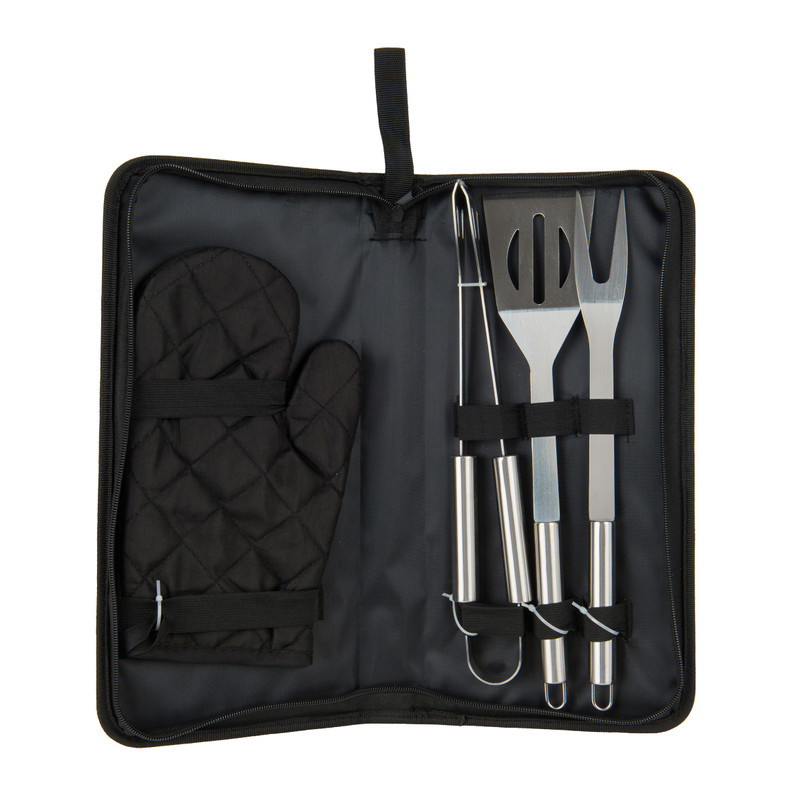 Grillset in etui - 4 delig