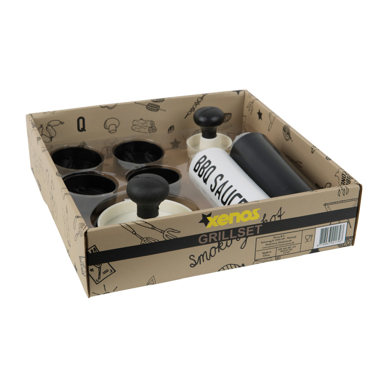 Grillset - 9 delig