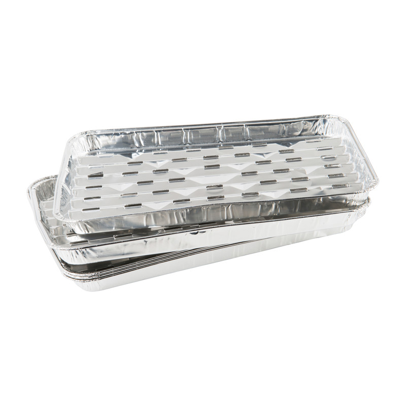 Aluminium grillschalen - 34.5x22.5x2.5 cm 
