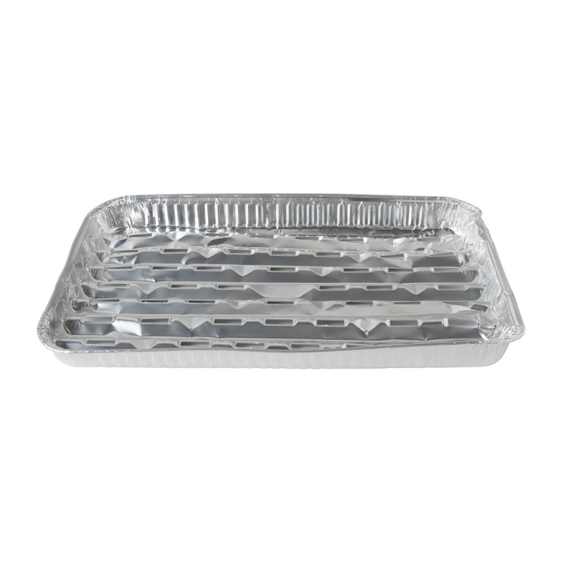 Schaal aluminium - set van 4 - 3x32x23.5 cm