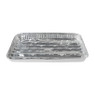 Schaal aluminium - set van 4 - 3x32x23.5 cm