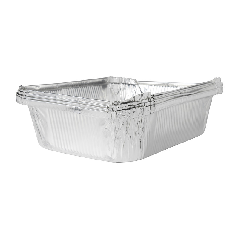 Aluminium tray - set van 4 - 6x26x19 cm