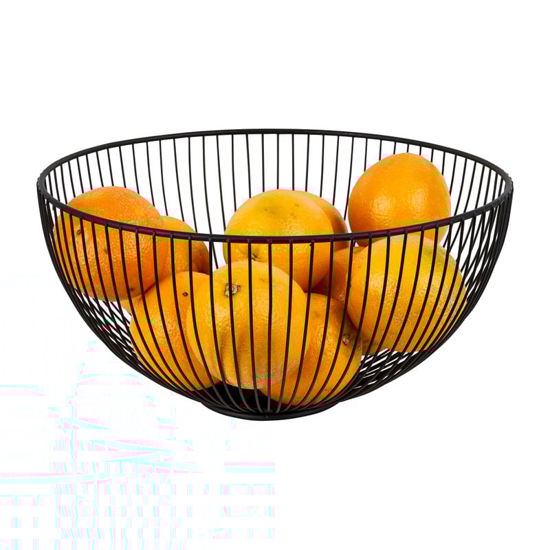 Fruitschaal - metaal - ø30x15 cm