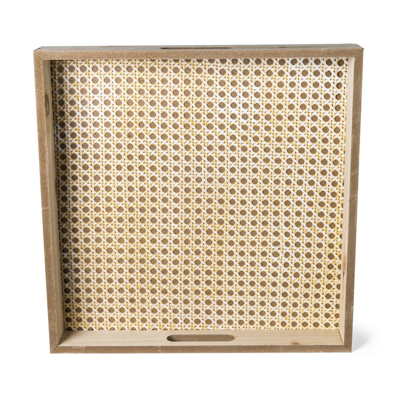 Dienblad webbing - vierkant - 35x35 cm