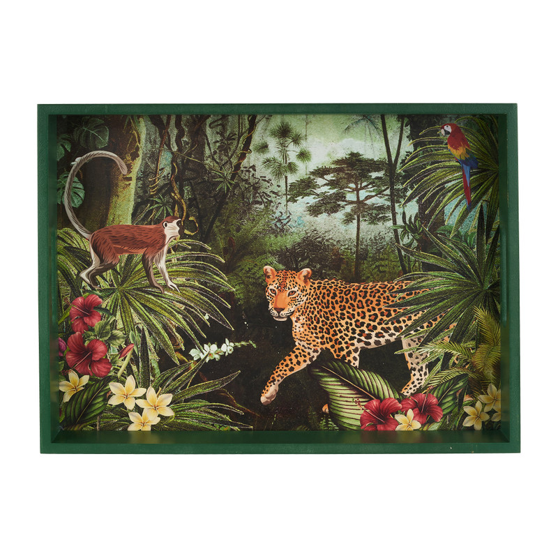 Tray jungle - 40x35x5 cm