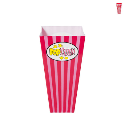 Popcornbak - diverse varianten - 1 liter