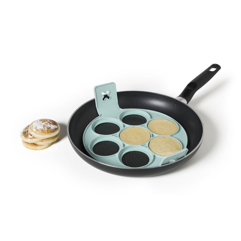 Bakring voor 7 pannenkoeken - rond - groen