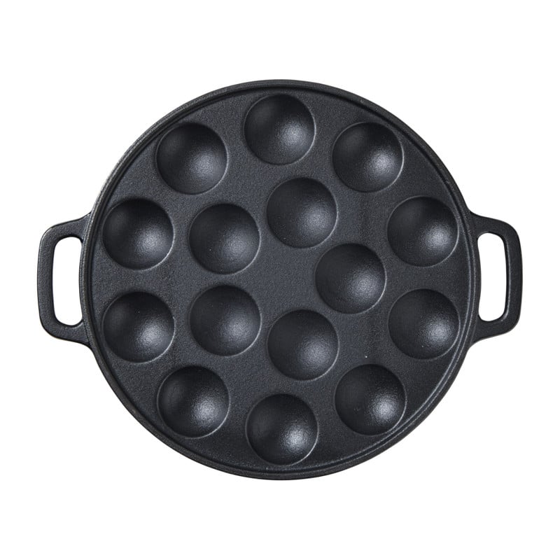 Poffertjesplaat - zwart - ø23.5 cm