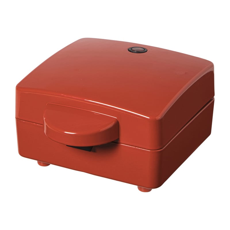 Mini tosti ijzer - rood - 520 watt