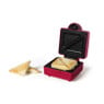 Mini tosti ijzer - rood - 520 watt