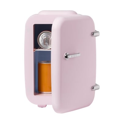 Mini koelkast - roze - 38 watt