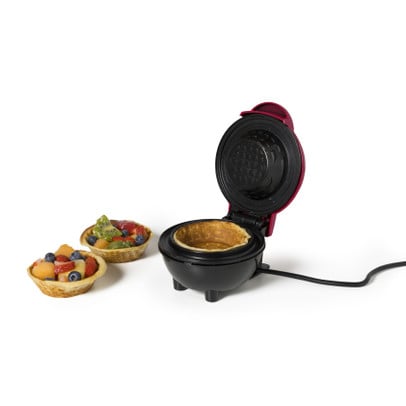 Wafelbakjesmaker - rood - 350 watt