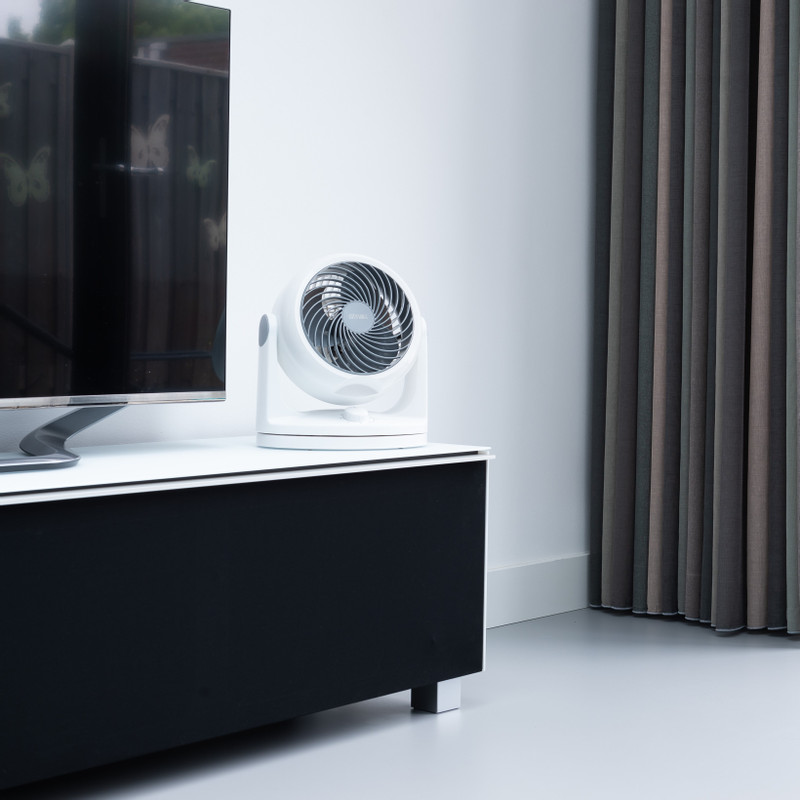 IRIS bureau ventilator Woozoo - wit - 18 cm