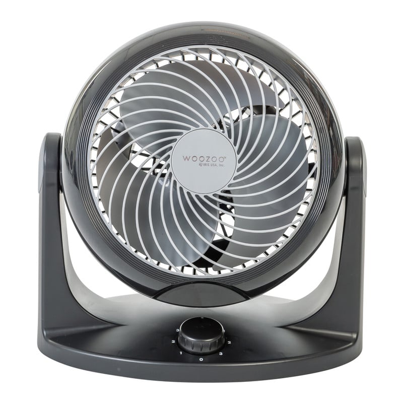 IRIS bureau ventilator Woozoo - zwart - 18 cm