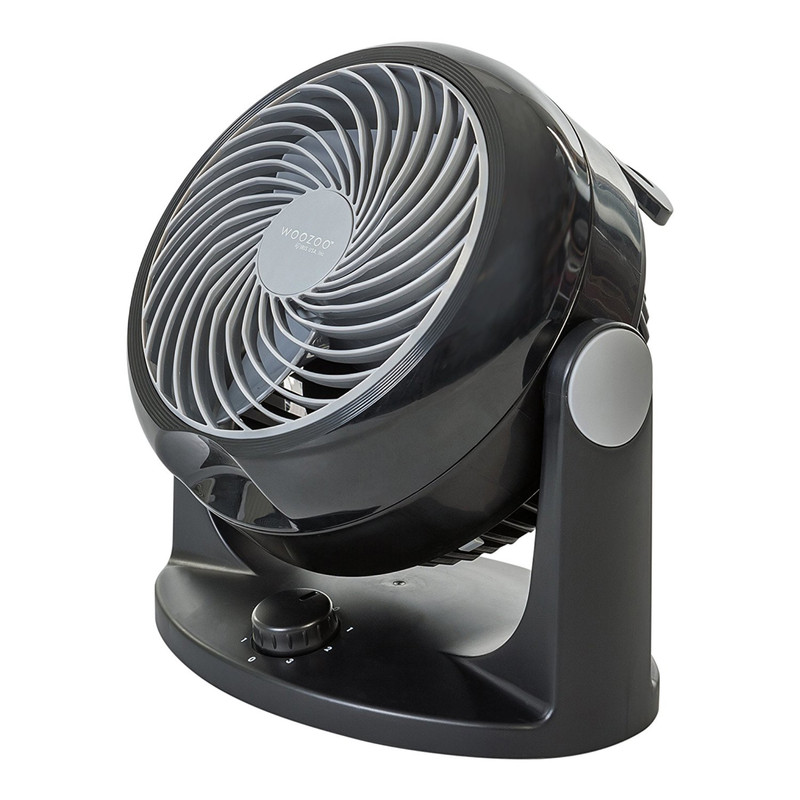 IRIS bureau ventilator Woozoo - zwart - 18 cm