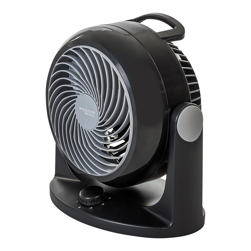 IRIS bureau ventilator Woozoo - zwart - 18 cm