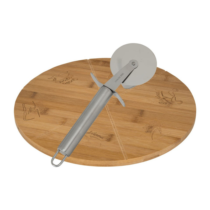 Pizza plank + snijder