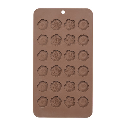 Chocolade mal - siliconen - bruin