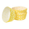 Cakevormpjes - geel - 60 stuks
